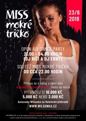 MISS MOKRÉ TRIČKO 2018 upozornění na hlučnost